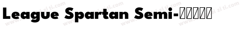League Spartan Semi字体转换